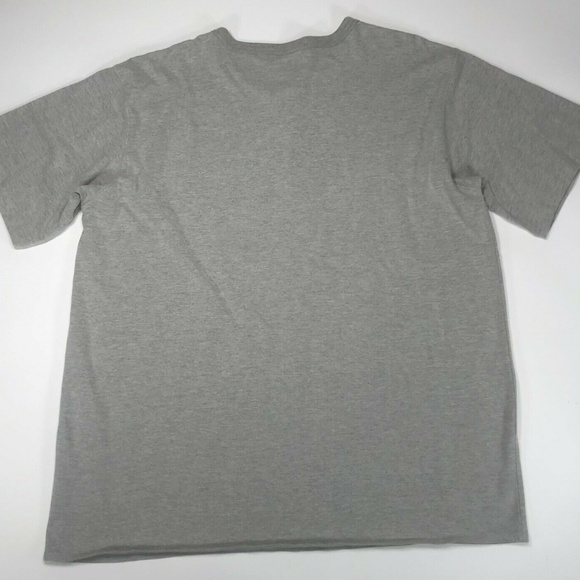 Hawke And Dumar Mens Gray T-Shirt 3 Buttons - Picture 2 of 6